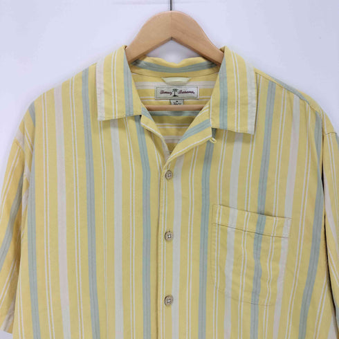 トミーバハマ Tommy Bahama シルクオープンカラーシャツ メンズ import:M