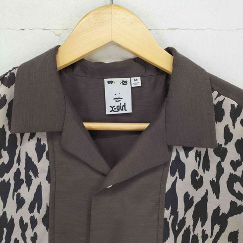 エックスガール X-girl HEART LEOPARD S/S SHIRT レディース JPN:M