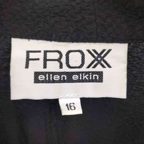 FROX ellen elkin USA製 シワ加工 ボールボタン チャイナシャツ ユニセックス メンズ 16