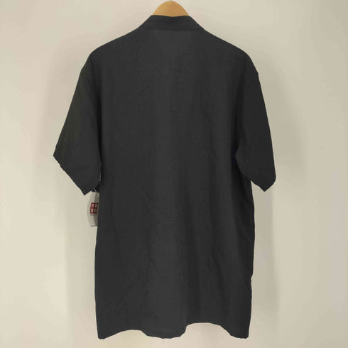 LIANMING 刺繍デザイン チャイナシャツ カンフーシャツ メンズ 175/96A