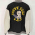 ベティー BETTY BOOP LOW BLOW KNUCKLE ロゴ 刺繍 ボンディング生地 ビッグシルエット スタジャン レディース JPN:L