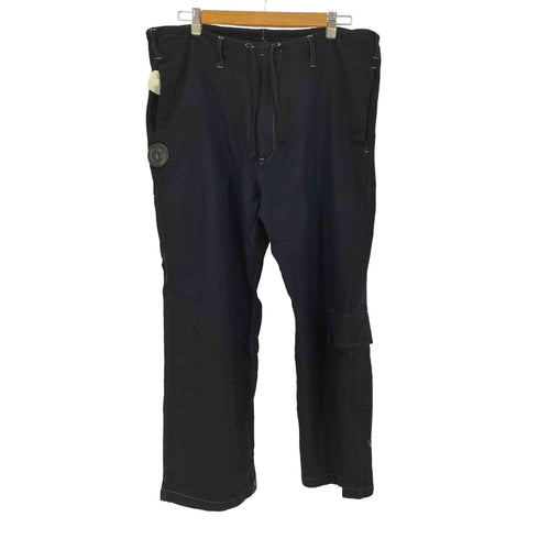 ヨウジヤマモトプールオム Yohji Yamamoto POUR HOMME 17AW アシンメトリーポケット サルエルイージーウールパンツ メンズ JPN:1
