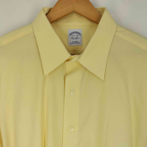 ブルックスブラザーズ BROOKS BROTHERS NON-IRON ノンアイロン コットン オックスフォードシャツ メンズ 17 1/2-33