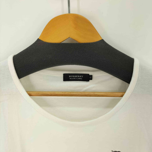バーバリーブラックレーベル BURBERRY BLACK LABEL ワンポイントカットソー ホース刺繍 レディース JPN:S