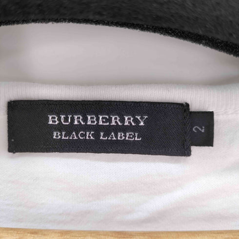 バーバリーブラックレーベル BURBERRY BLACK LABEL ワンポイントカットソー ホース刺繍 レディース JPN:S