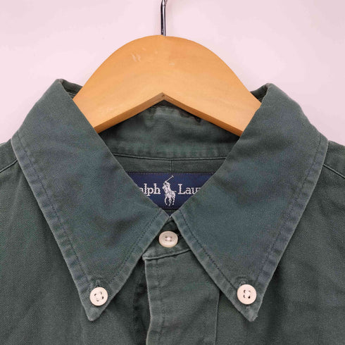 ラルフローレン RALPH LAUREN BLAIRE ポニー刺繍 ボタンダウン L/S シャツ メンズ import:L