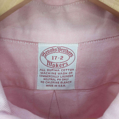 ブルックスブラザーズ BROOKS BROTHERS USA製 スーピマコットン ボタンダウン オックスフォードシャツ メンズ 17-2