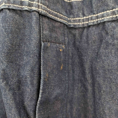 ラウンドハウス ROUND HOUSE CLASSIC BLUE DENIM BUTTON FLY BIB OVERALLS デニム オーバーオール メンズ 40×32