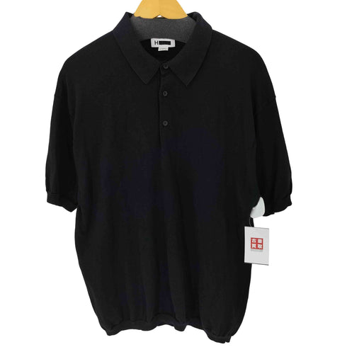 エイチビューティーアンドユースユナイテッドアローズ H BEAUTY & YOUTH UNITED ARROWS SUVIN KNIT POLO SHIRT ポロシャツ メンズ JPN:L