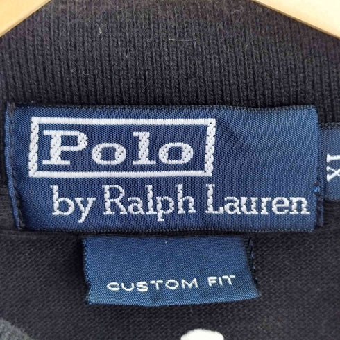 ポロバイラルフローレン Polo by RALPH LAUREN 90-00s CUSTOM FIT ドクロ総柄 ポロシャツ メンズ import:XL