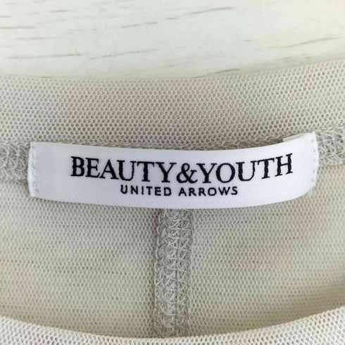 ビューティーアンドユースユナイテッドアローズ BEAUTY & YOUTH UNITED ARROWS ポリエステルチュール ショートスリーブ Tシャツ レディース FREE