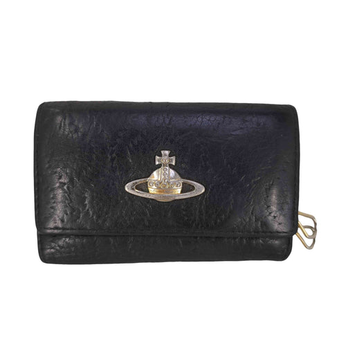 ヴィヴィアンウエストウッドロンドン Vivienne Westwood LONDON イタリア製 ロゴ レザー 6連 キーケース メンズ