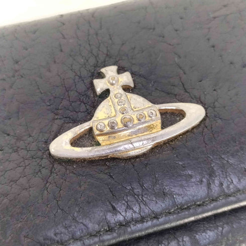 ヴィヴィアンウエストウッドロンドン Vivienne Westwood LONDON イタリア製 ロゴ レザー 6連 キーケース メンズ