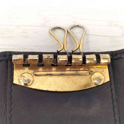 ヴィヴィアンウエストウッドロンドン Vivienne Westwood LONDON イタリア製 ロゴ レザー 6連 キーケース メンズ