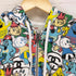 ステューシー Stussy STUSSY GIRLS 総柄キャラクターデザインジップパーカー レディース JPN:M