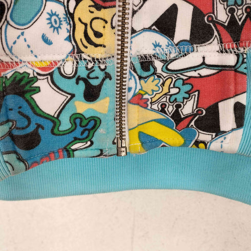 ステューシー Stussy STUSSY GIRLS 総柄キャラクターデザインジップパーカー レディース JPN:M