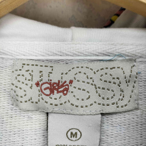 ステューシー Stussy STUSSY GIRLS 総柄キャラクターデザインジップパーカー レディース JPN:M