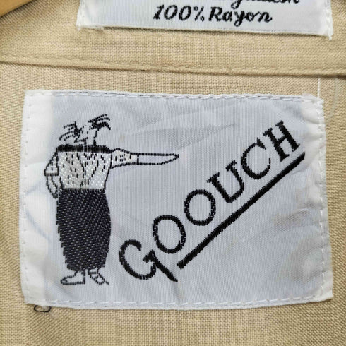 グーチ GOOUCH 90s レーヨンシャツ メンズ JPN:M