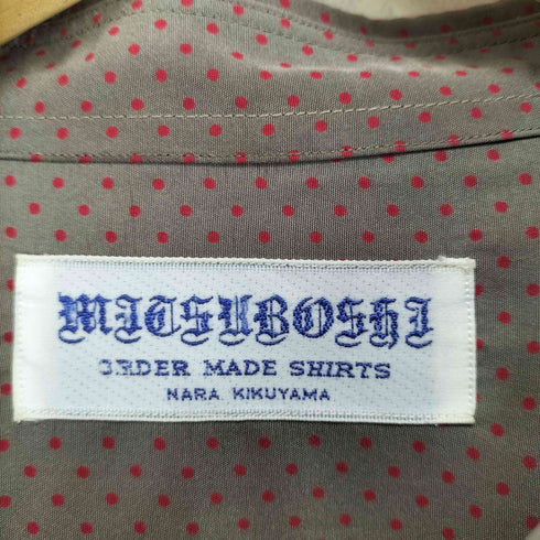 ドット柄シャツ メンズ