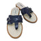 ジルサンダーネイビー JIL SANDER NAVY ベルトデザイン トングサンダル レディース EUR:37