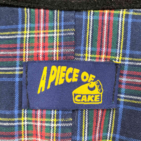 A PIECE OF CAKE 裏地チェックブルゾンジャケット メンズ