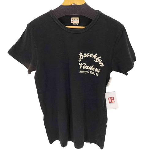 ショット Schott 90S USA製 両面プリントS/S TEE ちびT フェード シングルステッチ メンズ JPN:M