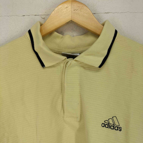 アディダス adidas 90-00s 万国旗タグ パフォーマンスロゴ刺繍ポロシャツ メンズ 2XO