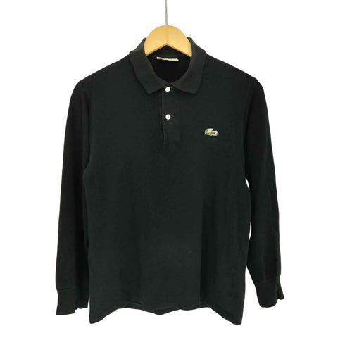 シュミーズラコステ CHEMISE LACOSTE 00s ロゴ刺繍 長袖ポロシャツ メンズ