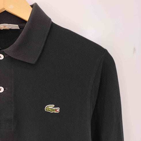 シュミーズラコステ CHEMISE LACOSTE 00s ロゴ刺繍 長袖ポロシャツ メンズ