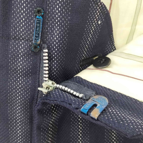 CUSTOM TAILOR ストライプビンテージスラックスパンツ TALON メンズ