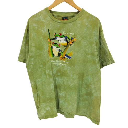 rana tropic フロッグプリント タイダイTシャツ メンズ JPN:XL