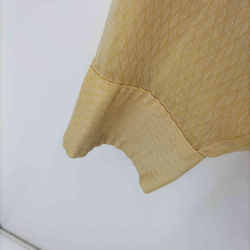 ヴァンヒューゼン VAN HEUSEN 417 VANOPRESS BODY FIT ハニカム柄1ポケット長袖シャツ メンズ