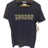 サンドロパリ sandro PARIS ラインストーンロゴカットソー レディース
