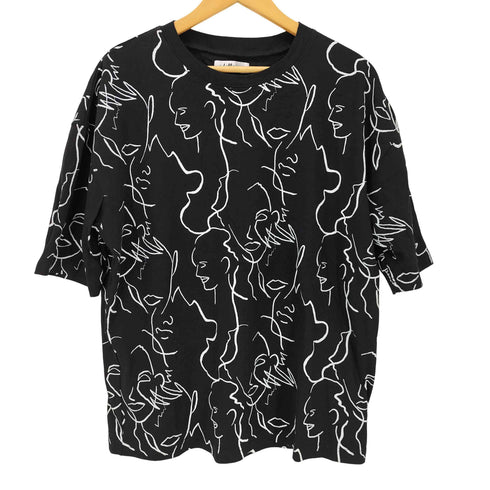ビューティーアンドユースユナイテッドアローズ BEAUTY & YOUTH UNITED ARROWS idilliaco ハンドライティングフェイスTシャツ レディース FREE