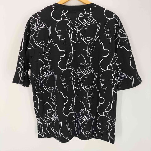 ビューティーアンドユースユナイテッドアローズ BEAUTY & YOUTH UNITED ARROWS idilliaco ハンドライティングフェイスTシャツ レディース FREE