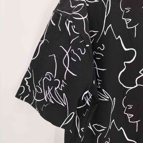 ビューティーアンドユースユナイテッドアローズ BEAUTY & YOUTH UNITED ARROWS idilliaco ハンドライティングフェイスTシャツ レディース FREE