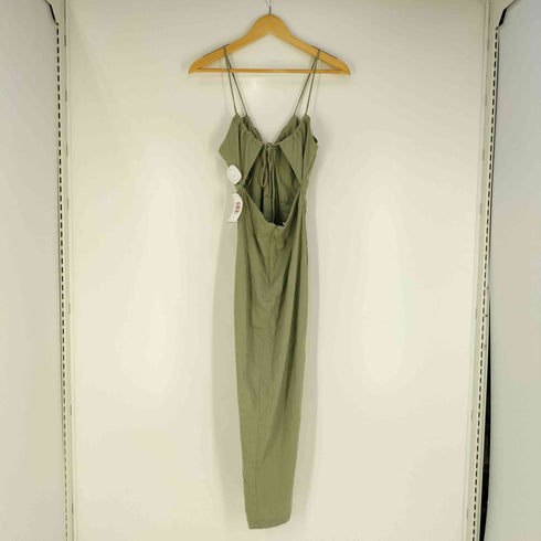 ザラ ZARA リネンレーヨン キャミワンピース レディース import:S