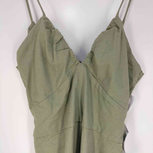 ザラ ZARA リネンレーヨン キャミワンピース レディース import:S