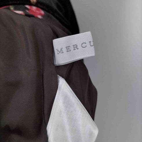マーキュリーデュオ MERCURYDUO 20AW ベロアプリーツフラワーキャミワンピース レディース FREE