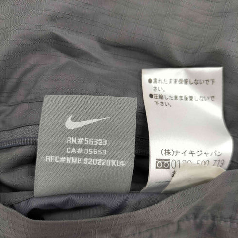 ナイキ NIKE 00S グレータグ スウッシュ 刺繍 リバーシブル ダウンジャケット メンズ import:M