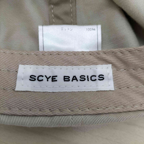 サイベーシックス SCYE BASICS コットンツイルベースボールキャップ レディース 0