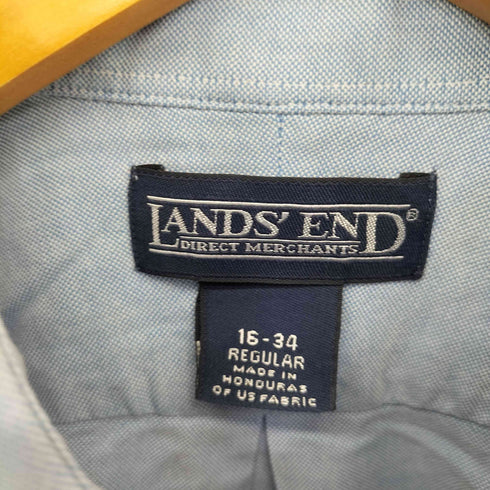 ランズエンド LANDS END コットン BD L/Sシャツ メンズ 16-34