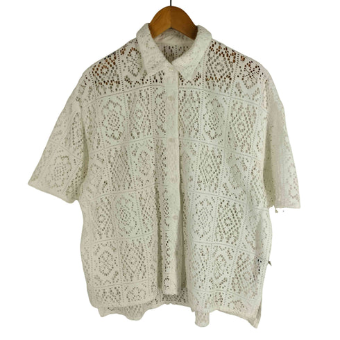 シップス SHIPS 23SS クロシェ レース シャツ レディース ONE SIZE