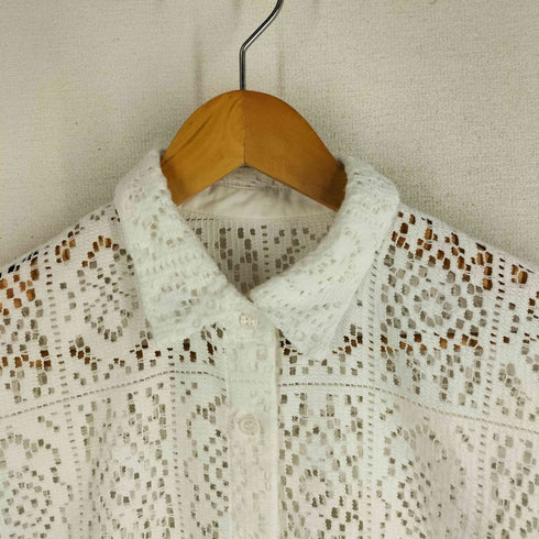 シップス SHIPS 23SS クロシェ レース シャツ レディース ONE SIZE