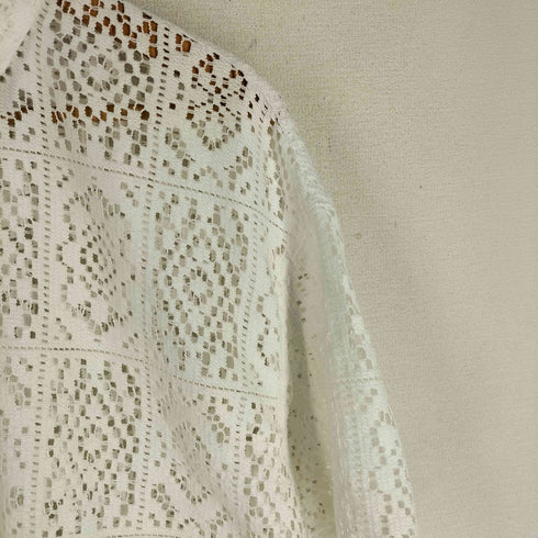 シップス SHIPS 23SS クロシェ レース シャツ レディース ONE SIZE