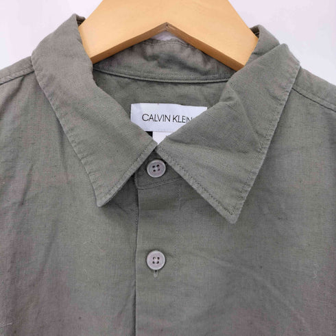 カルバンクライン CALVIN KLEIN L/Sレギュラーカラーシャツ メンズ JPN:M