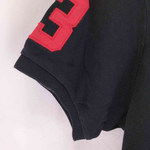 ポロバイラルフローレン Polo by RALPH LAUREN ビッグポニー&国旗刺繍ポロシャツ メンズ JPN:L