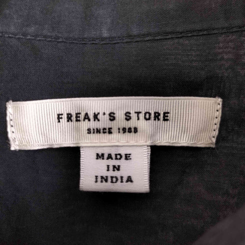 フリークスストア FREAKS STORE 23SS インド ボイルベーシックロングスリーブシャツ レディース FREE