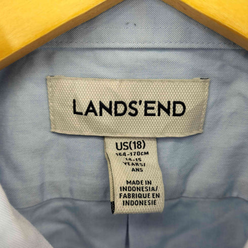 ランズエンド LANDS END フロント刺繍 BDシャツ メンズ US(18)