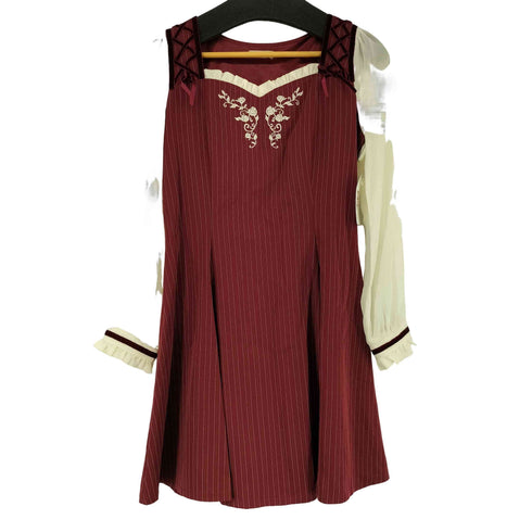 アクシーズ ファム axes femme POETIQUE リボンデザインストライプワンピース レディース JPN:M